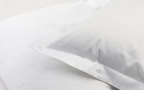 DUX beyaz düz saten çarşaf