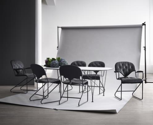 Sam koltuk siyah doğal schwartz