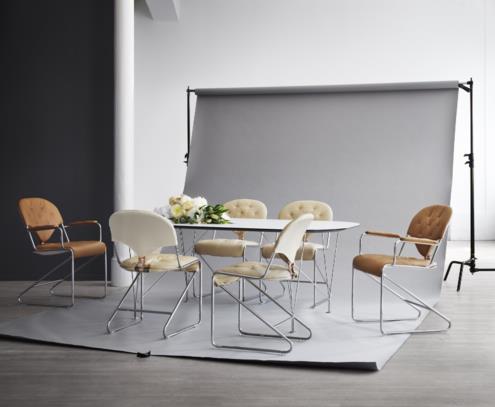 Sam koltuk krom doğal perle